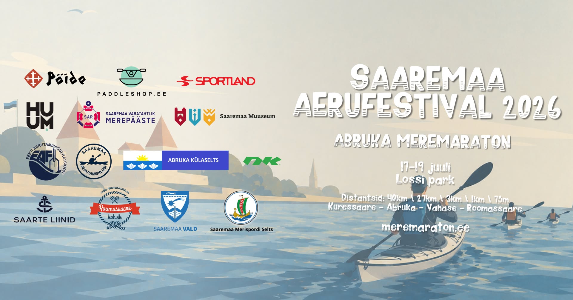 Kuressaare vallikraavi paarissprint, Saaremaa aerufestival